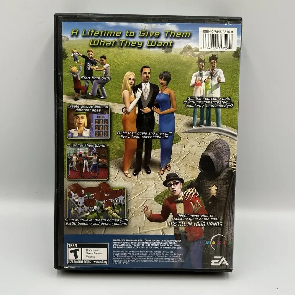The Sims 2 (PC CD-Rom, 2004) Video Game - Missing Manual - Tested